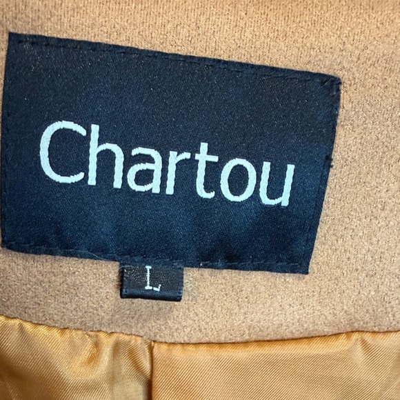 Chartou Women's Tan Fringe Faux Suede Jacket, L- Western, Cropped Moto, Fringe - Picture 2 of 7